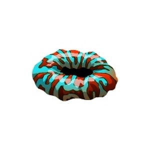 Teal Donut Coral